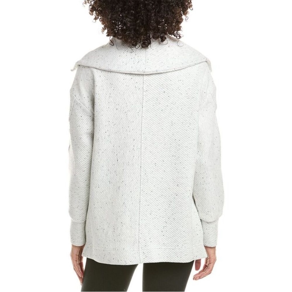 Sweaty Betty Radiant 1/4 zip ribbed Heathered heavyweight sweatshirt. Boxy. EUC - Picture 2 of 16
